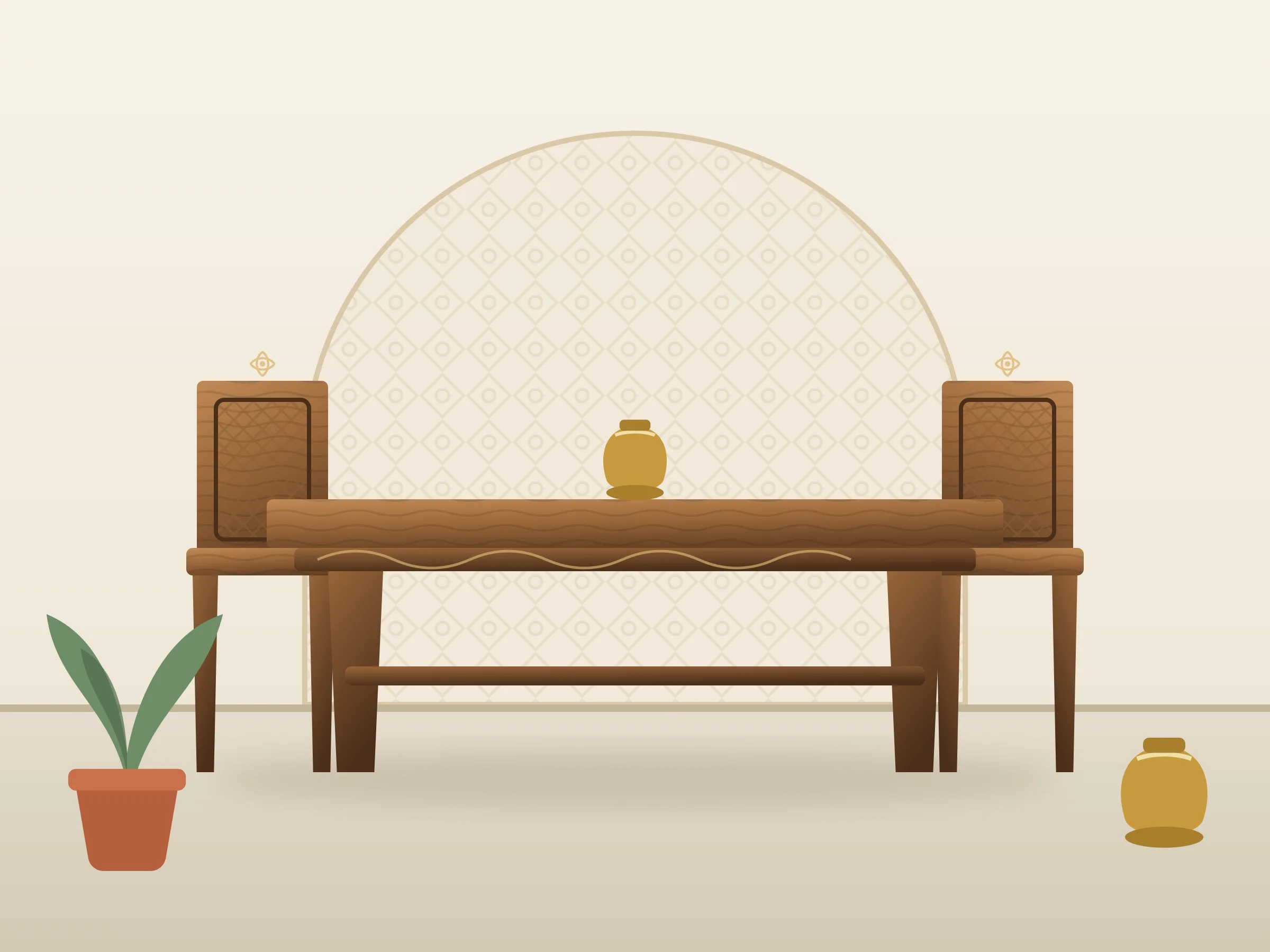 Godavari Sheesham Dining Set (6 Seater)