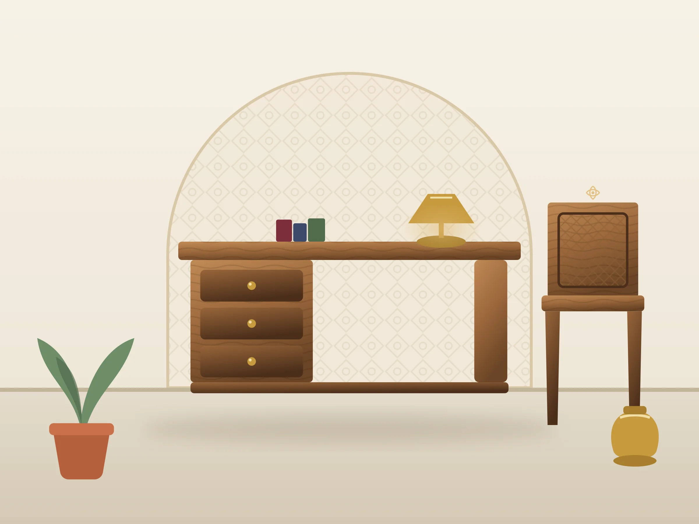 Sheesham Study Desk
